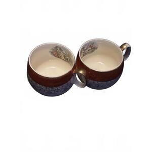 Vintage 22K Gold Warranted Tea Cups Set of 2